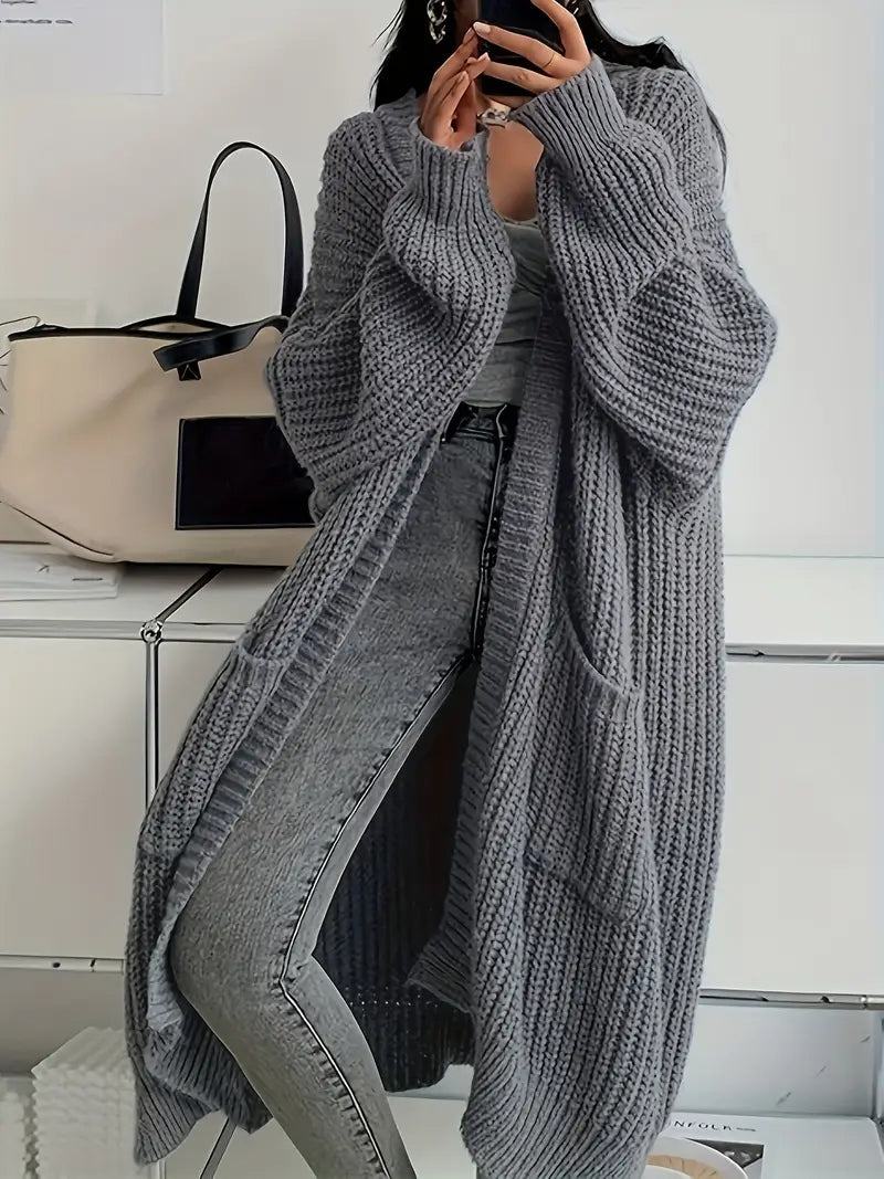 Isla™ – Long Cozy Knit Cardigan