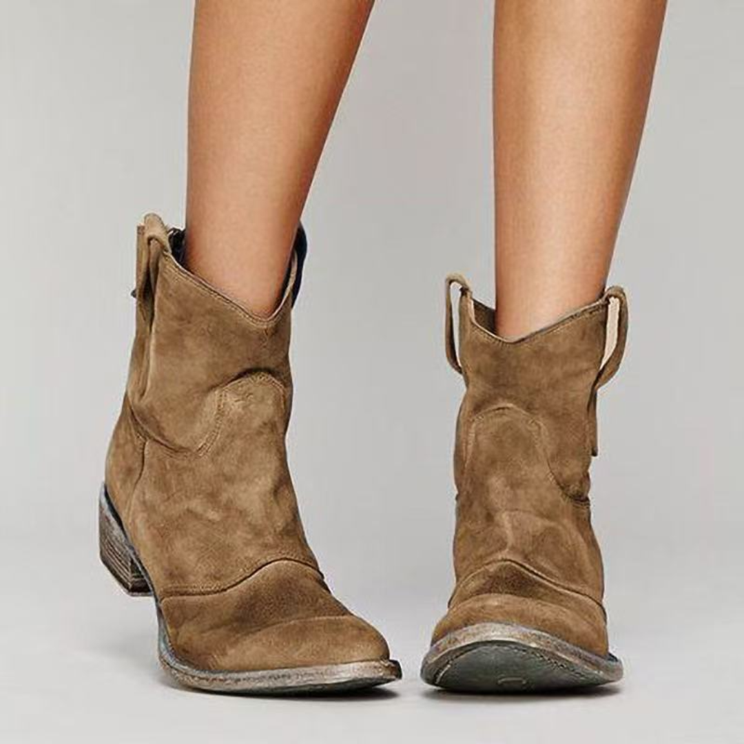 Laluna® | Chic Suede Ankle Boots