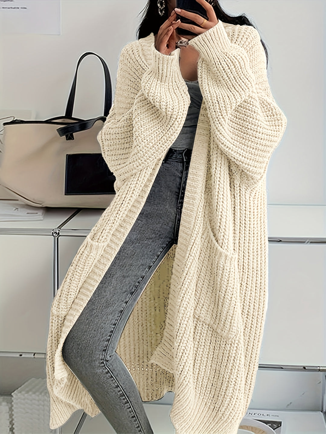 Isla™ – Long Cozy Knit Cardigan