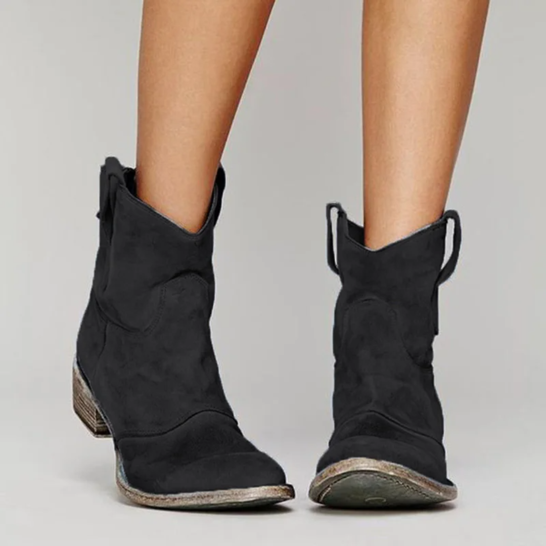 Laluna® | Chic Suede Ankle Boots