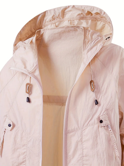 Carter - Outdoor Waterproof Windbreaker Jacket with Adjustable Hood