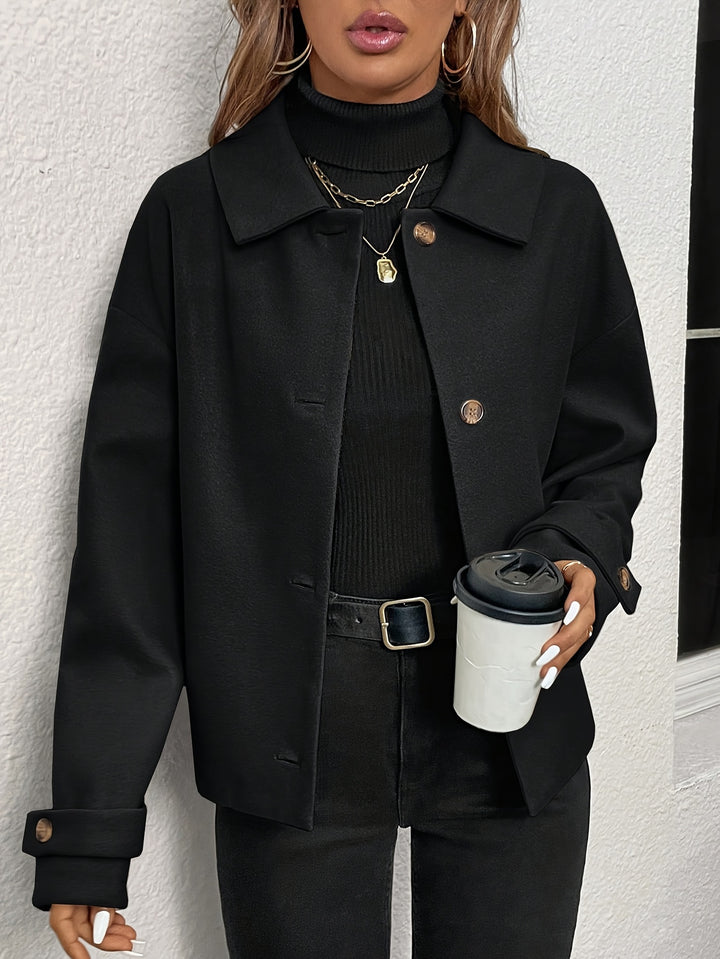 Clara™ – Elegant Structured Blazer Coat