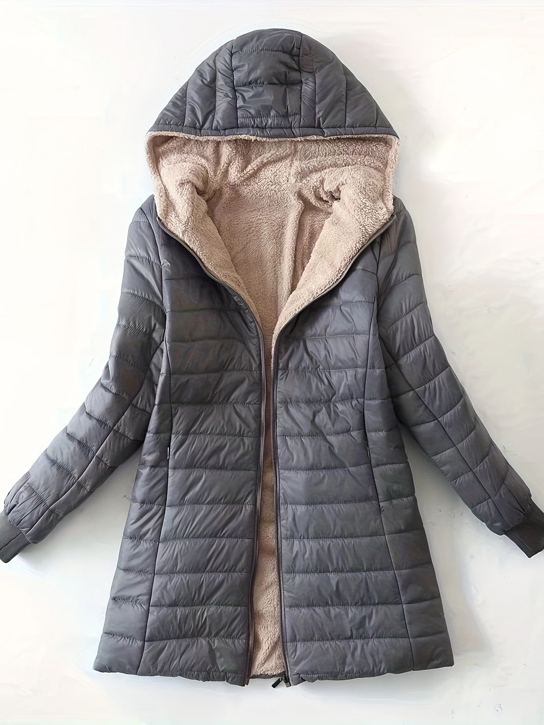 Liana™ – Fleece-Lined Zip-Up Coat