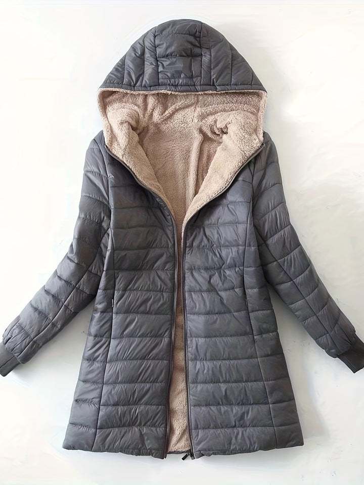Liana™ – Fleece-Lined Zip-Up Coat