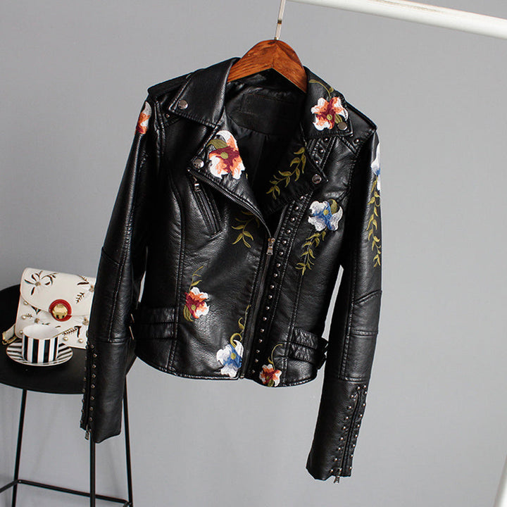 Lily™ - Modern Floral Jacket with Handmade Details
