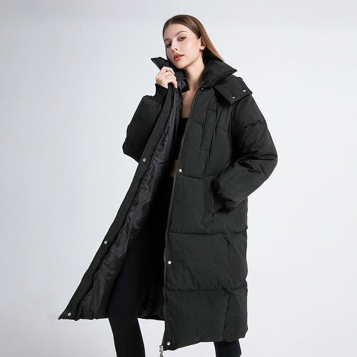Gigaty™ - Classic Hooded Long Puffer Coat
