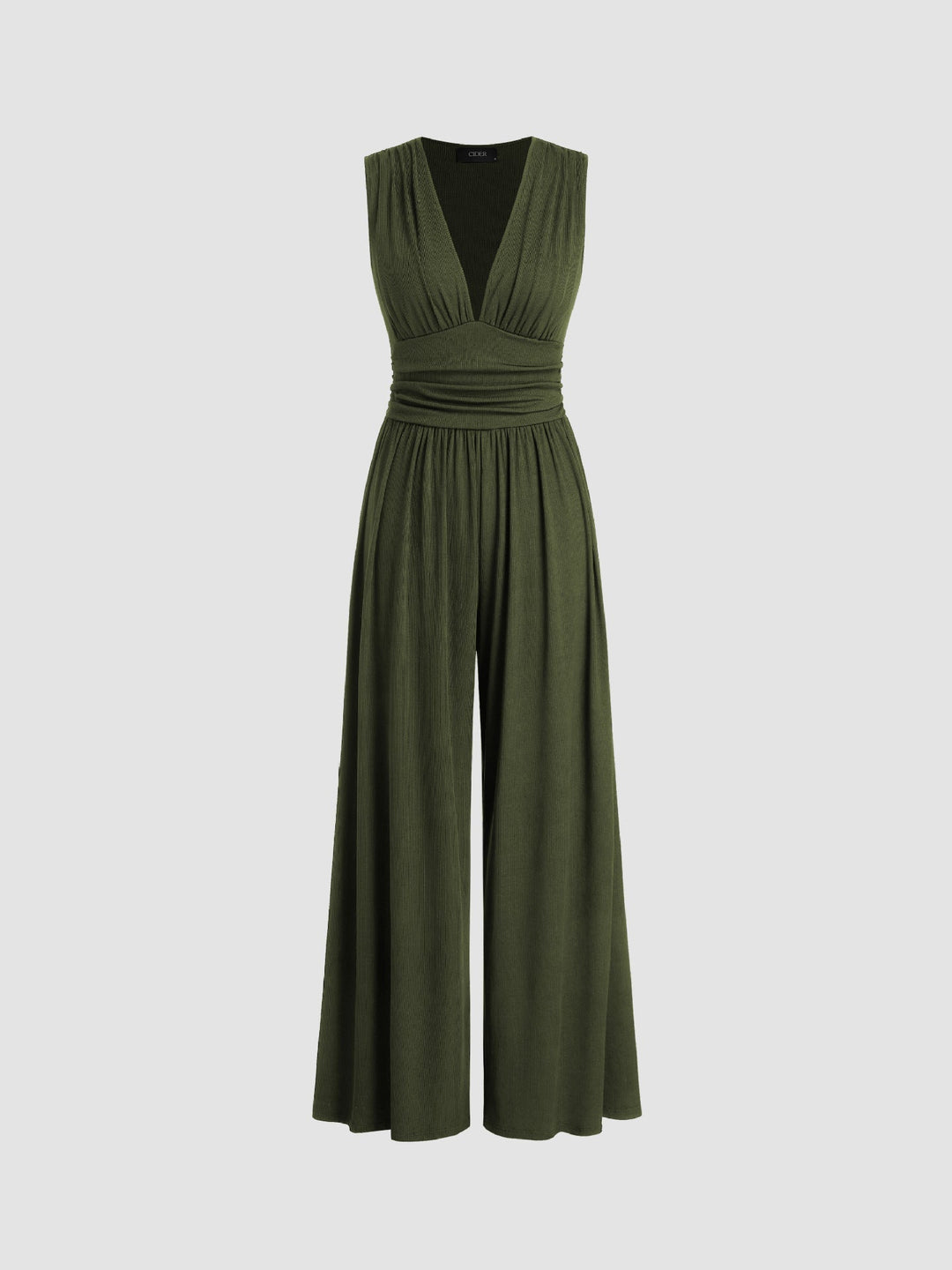 Charity™  – Chic Sleeveless Wide-Leg Jumpsuit