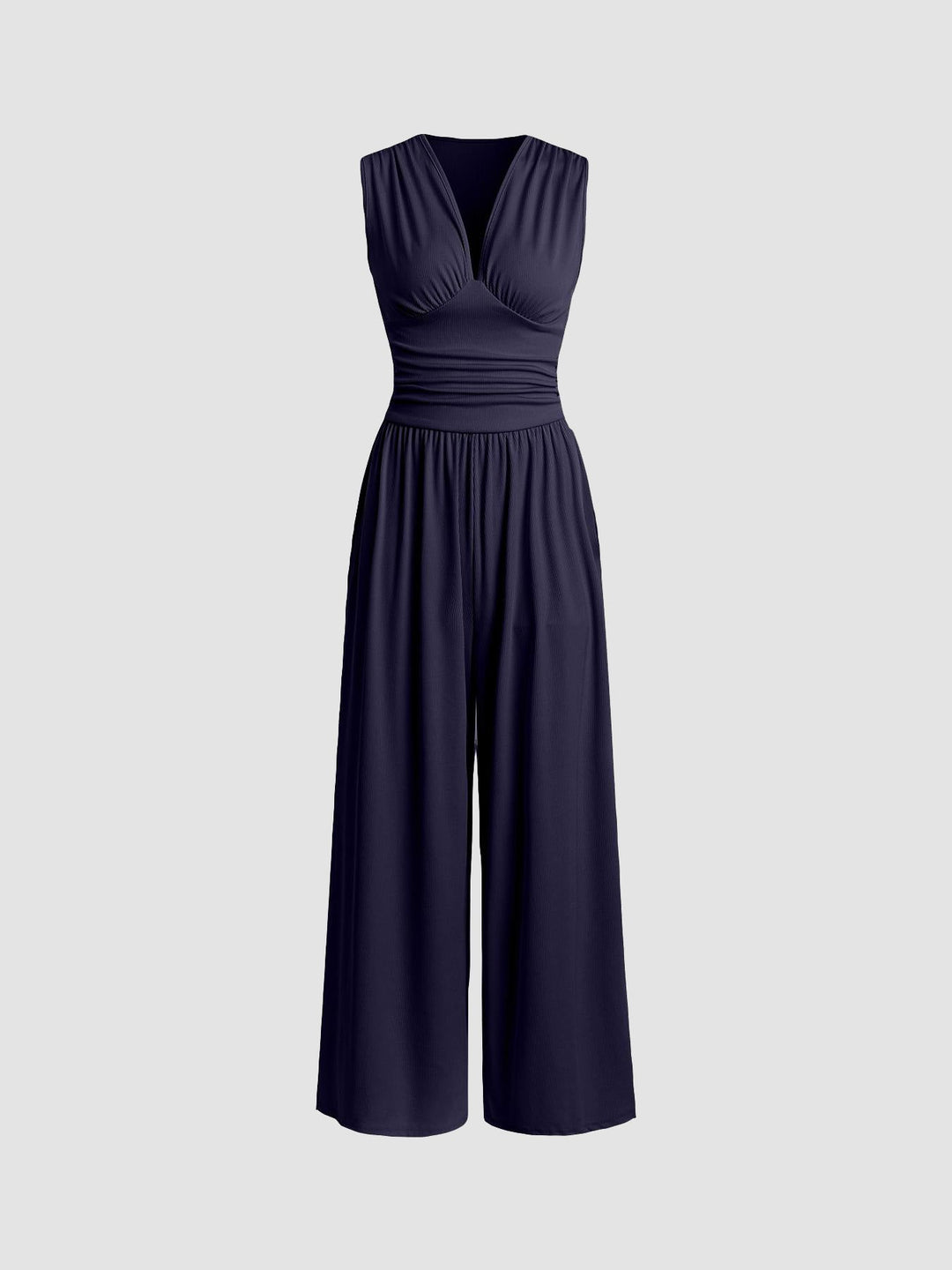 Charity™  – Chic Sleeveless Wide-Leg Jumpsuit