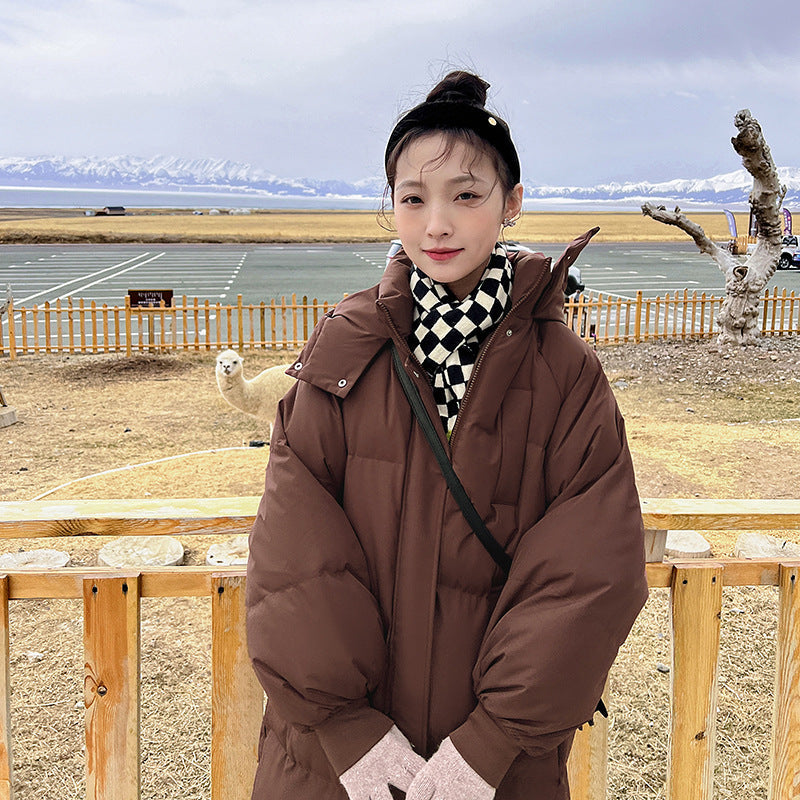 Gigaty™ - Classic Hooded Long Puffer Coat