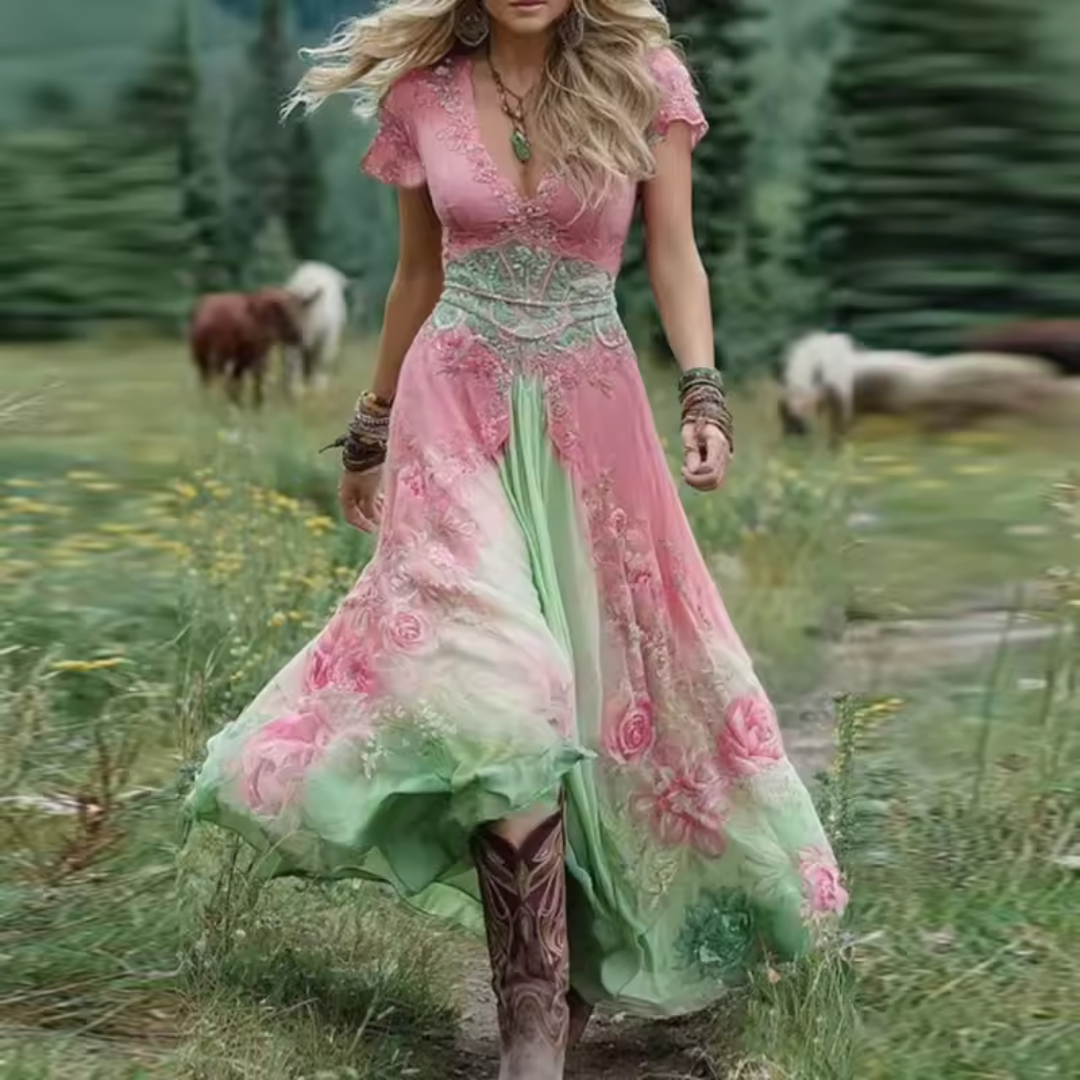 Chasie | Tailored Floral Dress