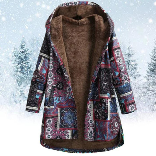 Vicky | Floral Hoodie Jacket