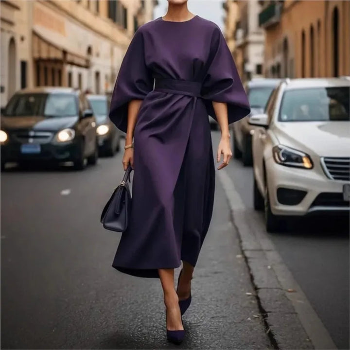 Isabella - Comfy Casual Round Neck Dress