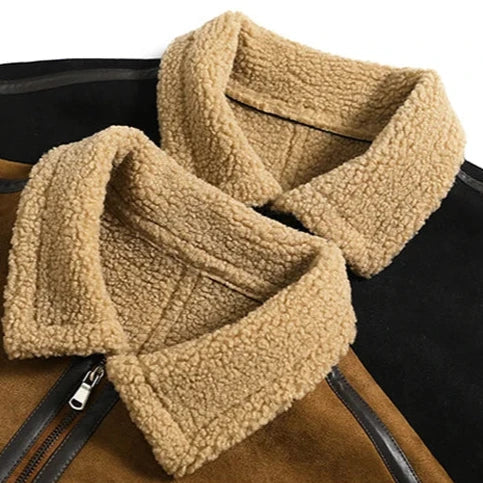 Benjamin - Vintage Style Warm Suede Jacket