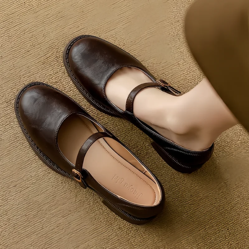 Belle | Timeless Leather Mary Jane Comfort Shoes