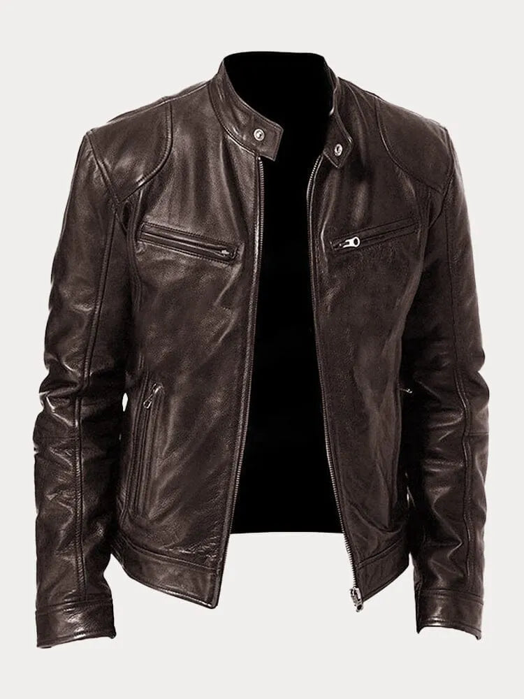 Owen - Stylish Casual Leather Jacket