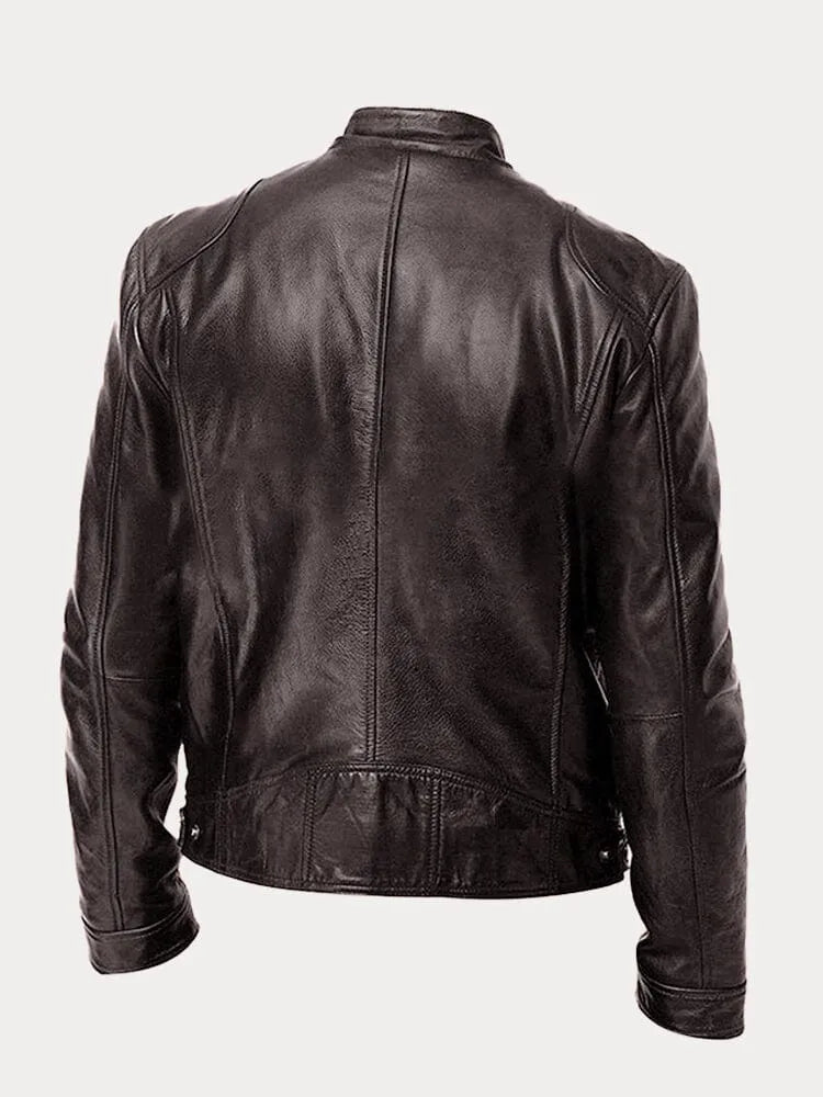 Owen - Stylish Casual Leather Jacket
