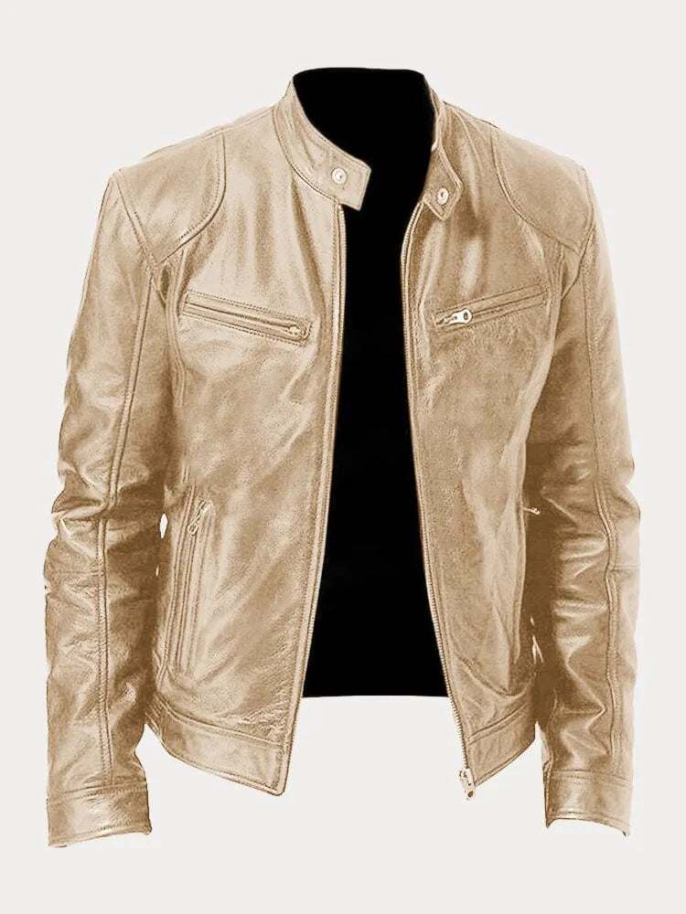 Owen - Stylish Casual Leather Jacket