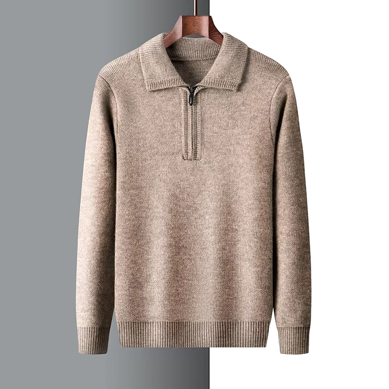 Isaac - Soft Warm Quarter Zip Sweater