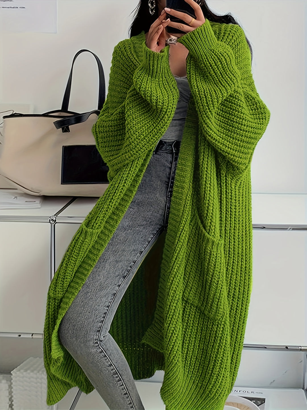 Isla™ – Long Cozy Knit Cardigan