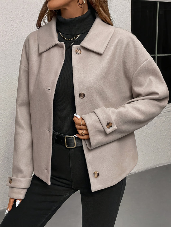 Clara™ – Elegant Structured Blazer Coat