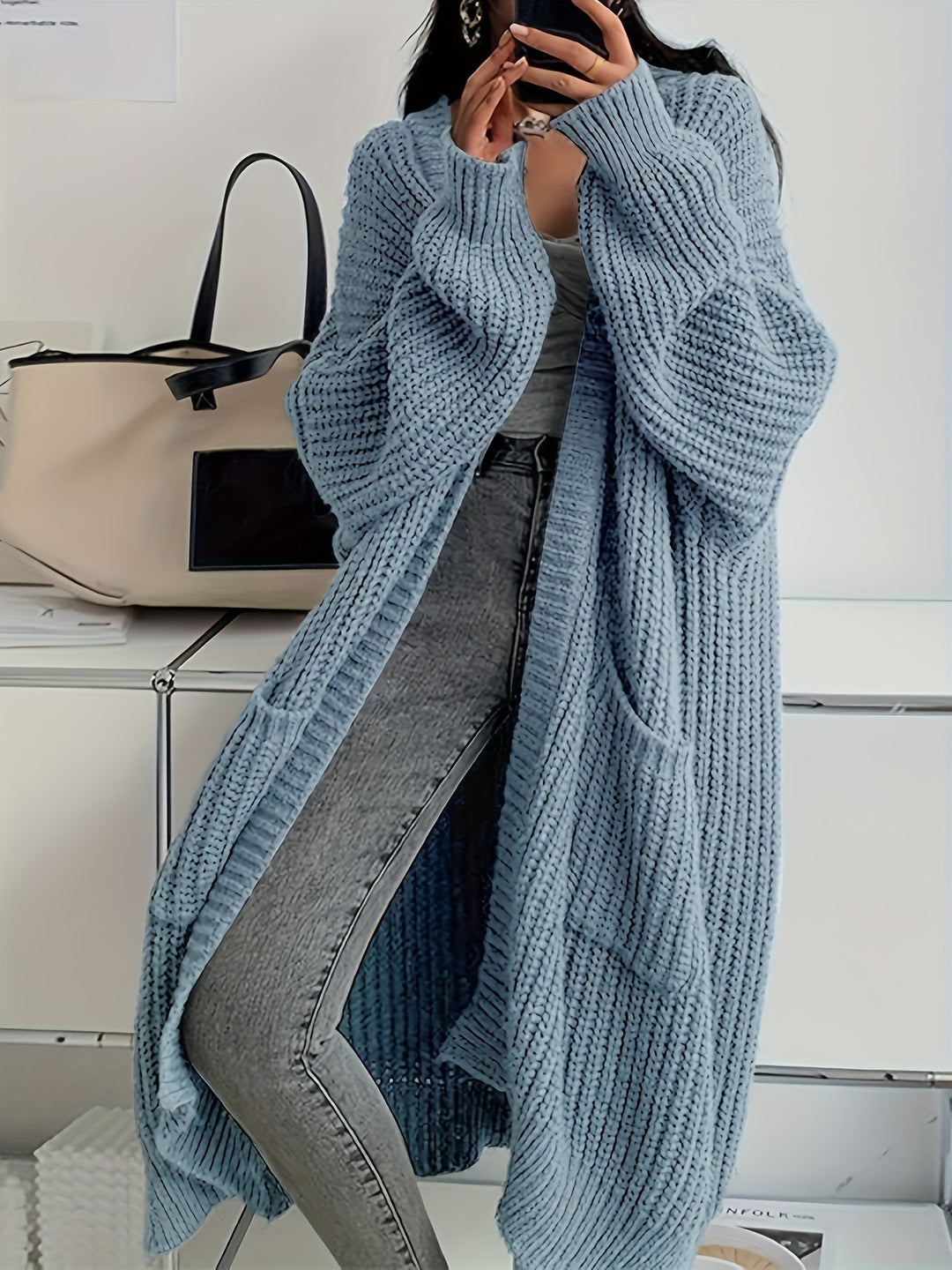 Isla™ – Long Cozy Knit Cardigan