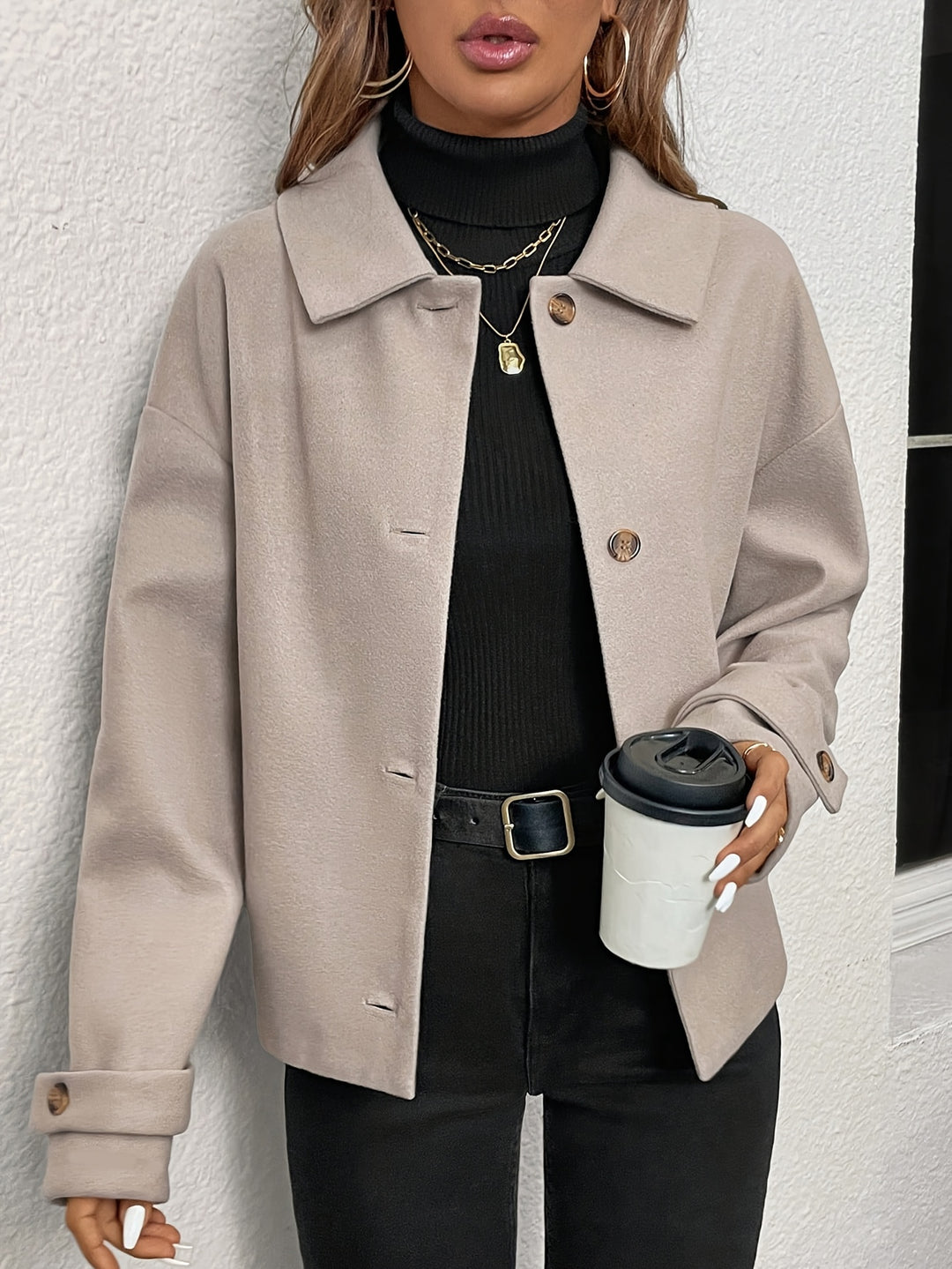 Clara™ – Elegant Structured Blazer Coat