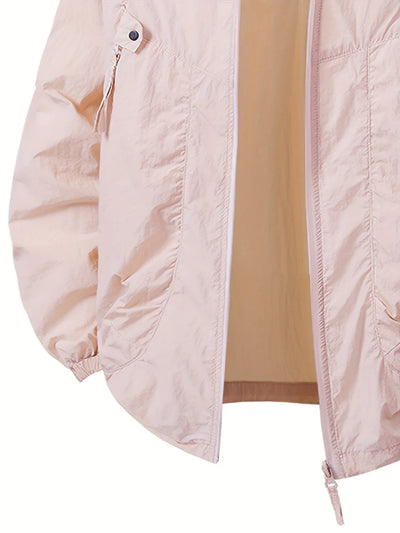 Carter - Outdoor Waterproof Windbreaker Jacket with Adjustable Hood