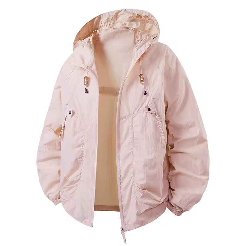 Carter - Outdoor Waterproof Windbreaker Jacket with Adjustable Hood