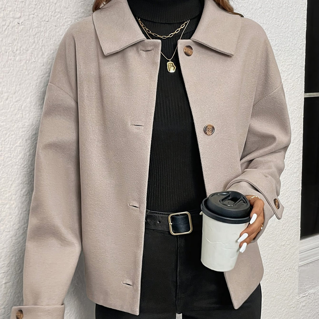 Clara™ – Elegant Structured Blazer Coat