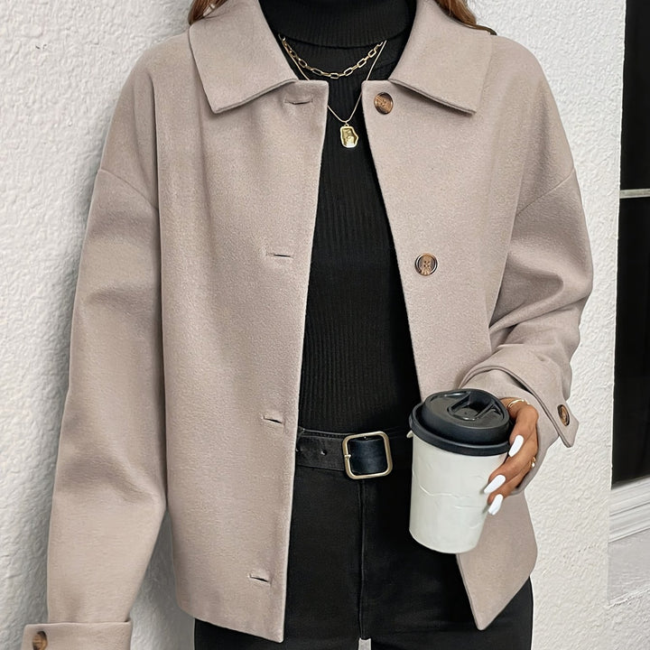 Clara™ – Elegant Structured Blazer Coat