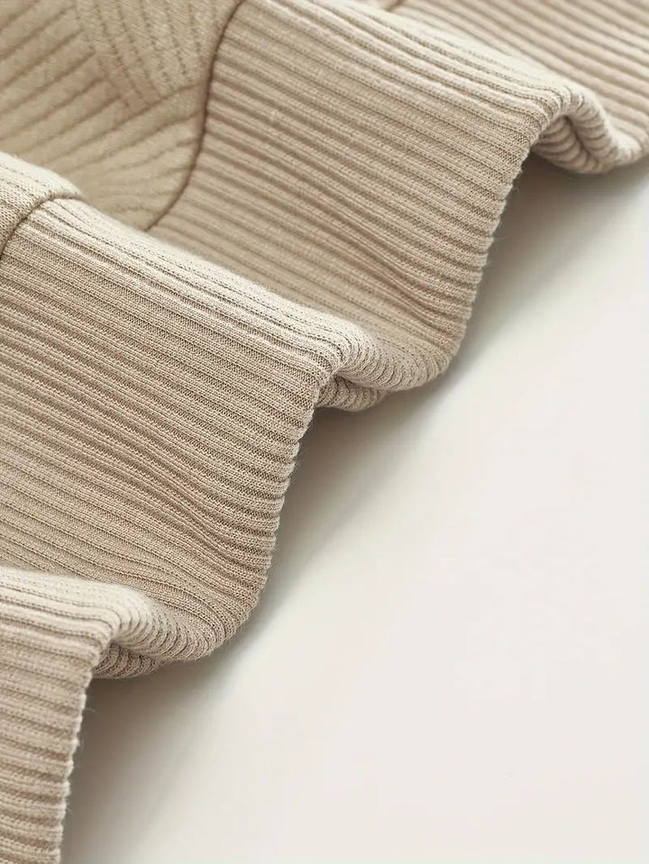 James - Vintage Geometric Design Sweater With Zipper