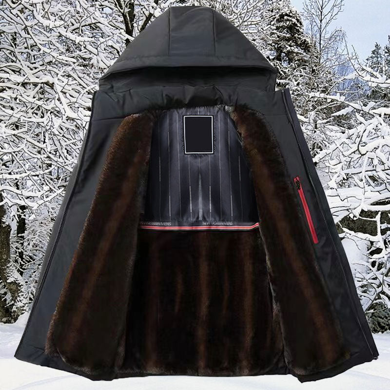 Jackson - Stylish Thick Hooded Parka Coat