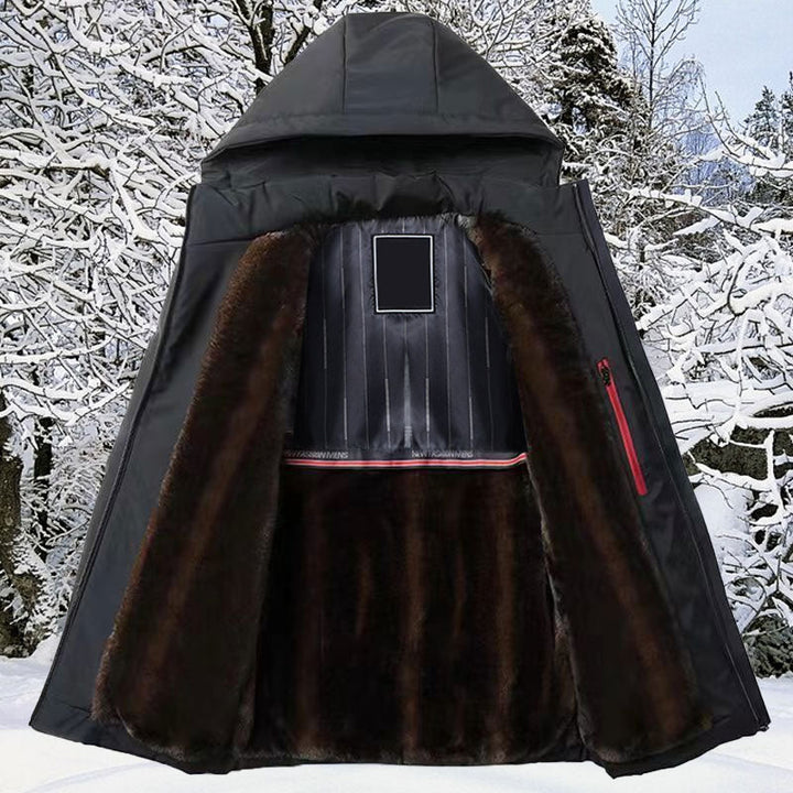 Jackson - Stylish Thick Hooded Parka Coat