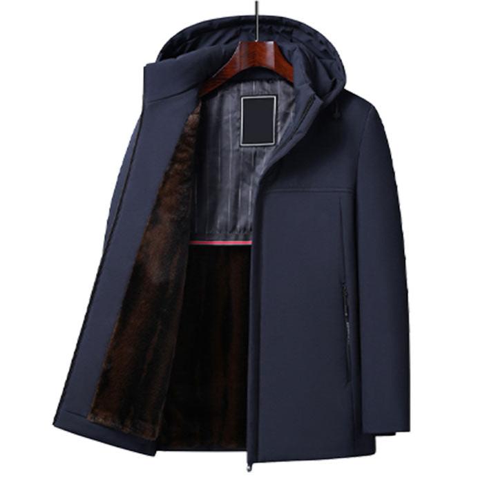 Jackson - Stylish Thick Hooded Parka Coat